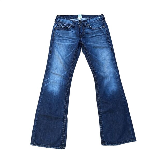 Vintage True Religion Jeans Size 32 BILLY SUPER T Blue - Picture 5 of 9